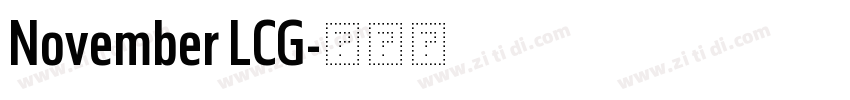 November LCG字体转换